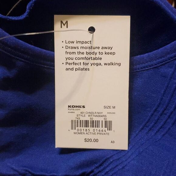 NWT TEK GEAR SPORTS BRA - Picture 3 of 4